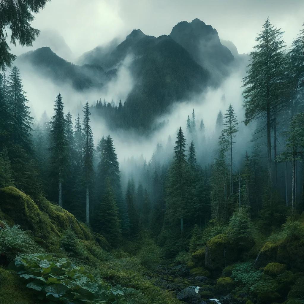 foggy forest